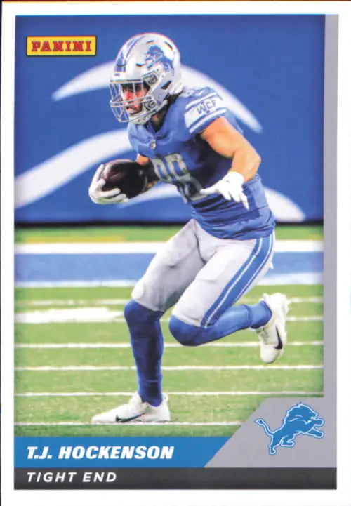 2021 Panini Stickers Cards #13 T.J. Hockenson Detroit Lions Football NFL NM-MT