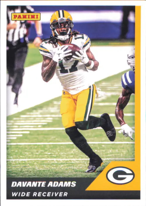 2021 Panini Stickers Cards #14 Davante Adams Green Bay Packers Football NM-MT