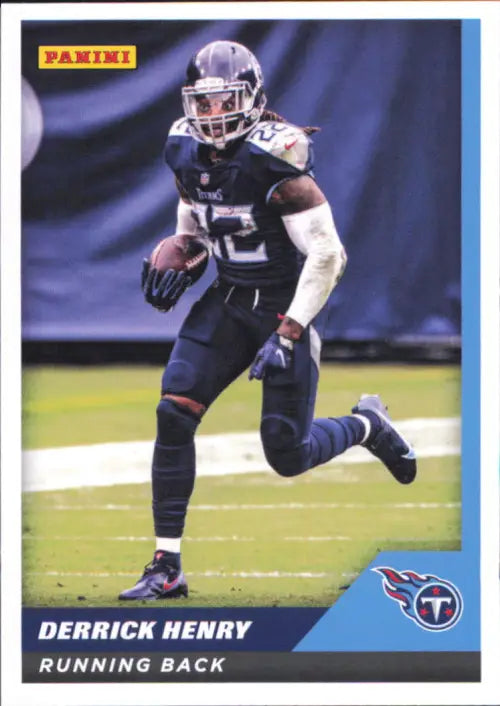 2021 Panini Stickers Cards #26 Derrick Henry Tennessee Titans Football NFL NM-MT