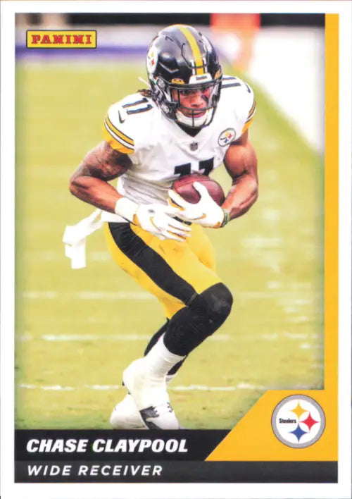 2021 Panini Stickers Cards #51 Chase Claypool Pittsburgh Steelers Football NM-MT