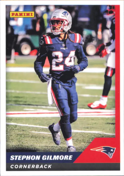 2021 Panini Stickers Cards #65 Stephon Gilmore New England Patriots NFL NM-MT