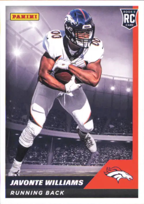 2021 Panini Stickers Cards #93 Javonte Williams Rookie Denver Broncos NFL NM-MT