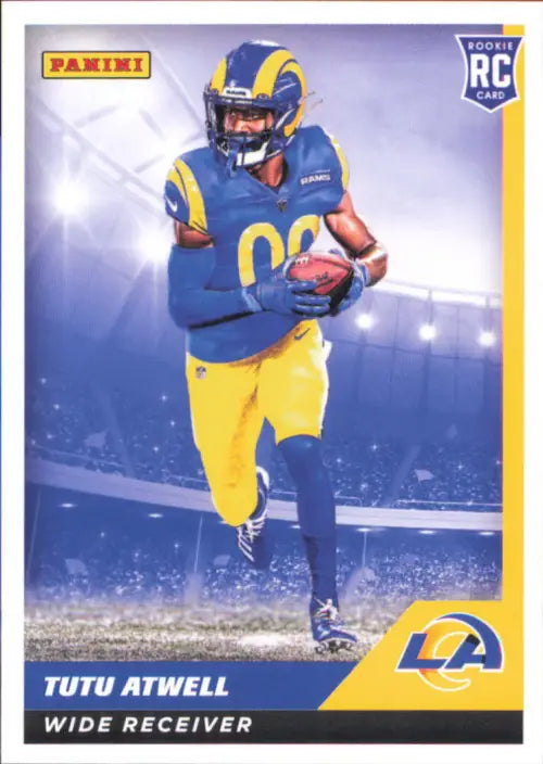 2021 Panini Stickers Cards #94 Tutu Atwell Rookie Los Angeles Rams NFL NM-MT