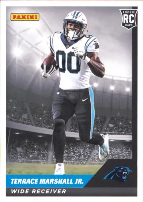 2021 Panini Stickers Cards #96 Terrace Marshall Jr. Rookie Panthers NFL NM-MT