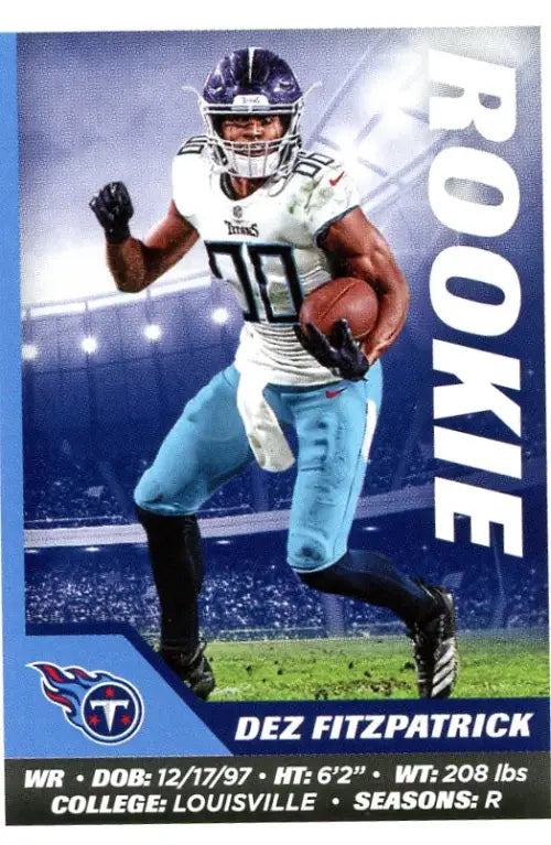 2021 Panini Stickers #222 Dez Fitzpatrick Rookie Tennessee Titans Football NM-MT