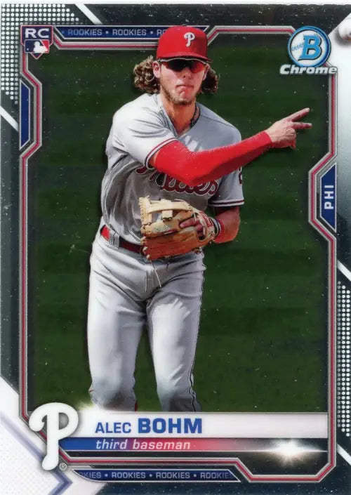 2021 Bowman Chrome #94 Alec Bohm Rookie Philadelphia Phillies Baseball MLB NM-MT