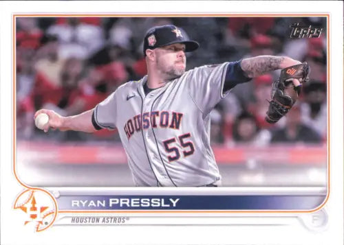 2022 Topps Update #US264 Ryan Pressly Houston Astros Baseball Card MLB NM-MT