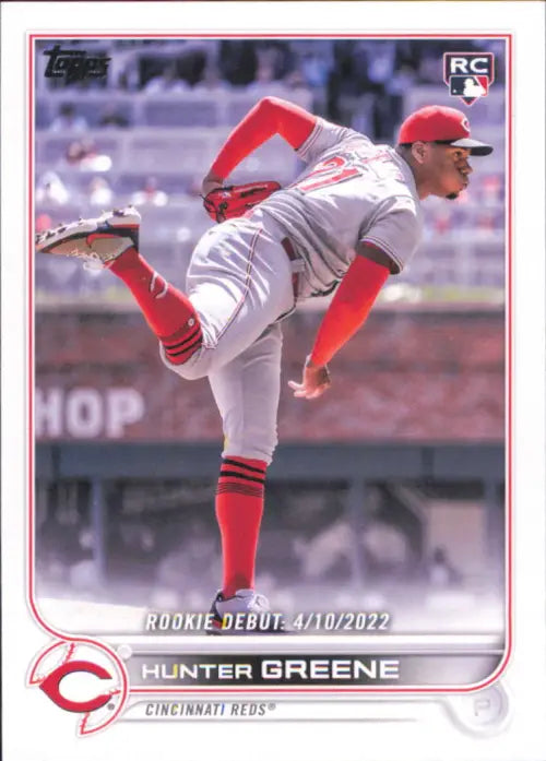 2022 Topps Update #US267 Hunter Greene Rookie Cincinnati Reds Baseball MLB NM-MT