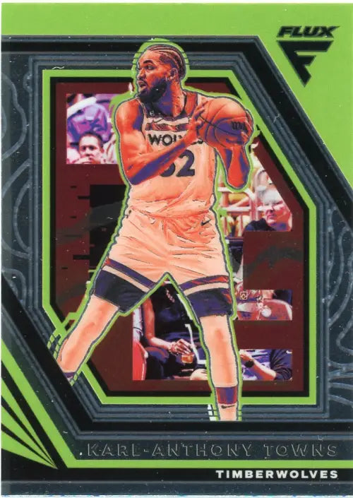 2022-23 Panini Flux #46 Karl-Anthony Towns Minnesota Timberwolves Card NBA NM-MT