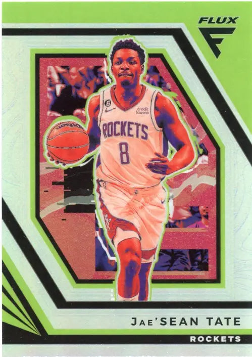 2022-23 Panini Flux Silver #129 Jae’Sean Tate Houston Rockets Basketball NM-MT