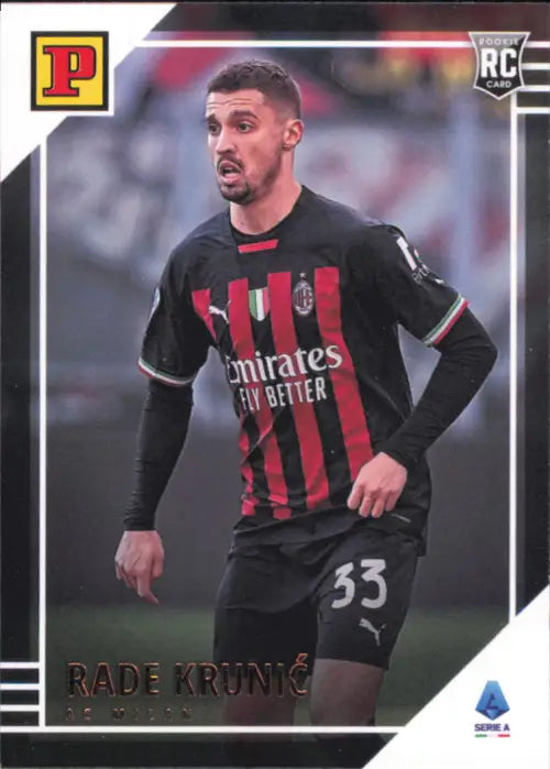 2022-23 Panini Chronicles Serie A #27 Rade Krunic Panini Rookie AC Milan NM-MT