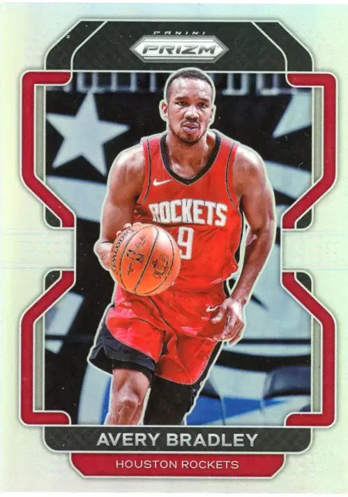 2021-22 Panini Prizm Silver #109 Avery Bradley Houston Rockets Card NBA NM-MT