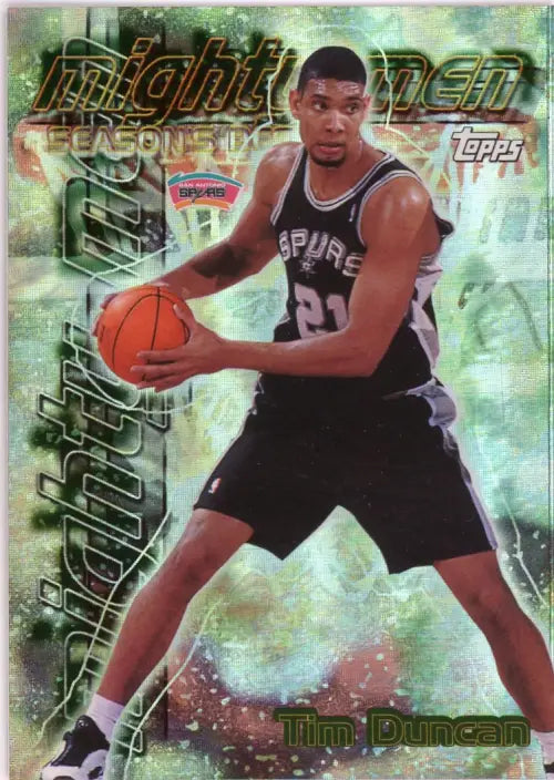 1999-00 Topps Season’s Best #SB7 Tim Duncan San Antonio Spurs Basketball NM-MT