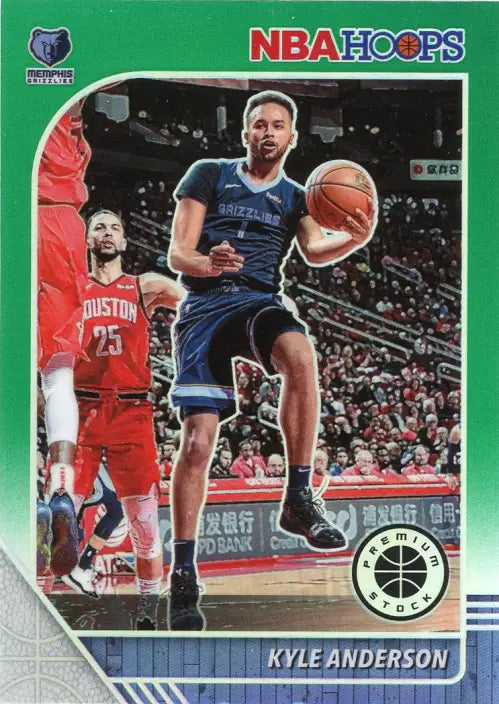 2019-20 Hoops Premium Stock Green #275 Kyle Anderson Memphis Grizzlies NBA NM-MT