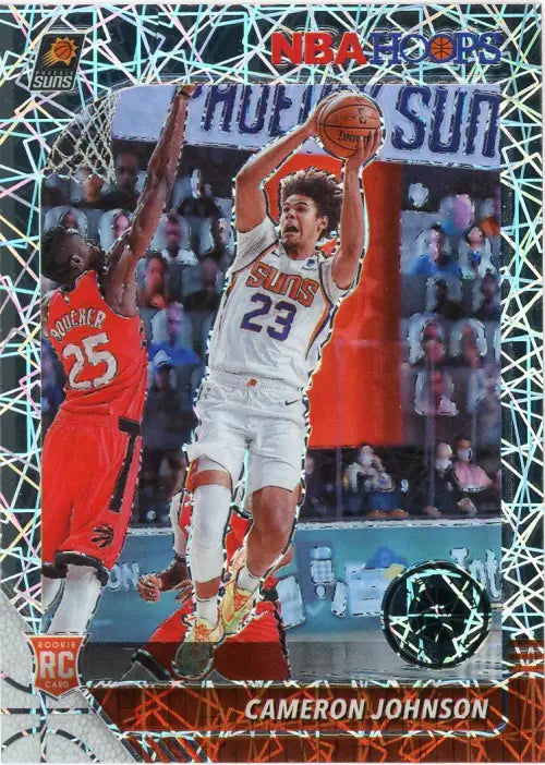 2019-20 Hoops Premium Stock Silver Laser #208 Cameron Johnson Rookie Suns NM-MT