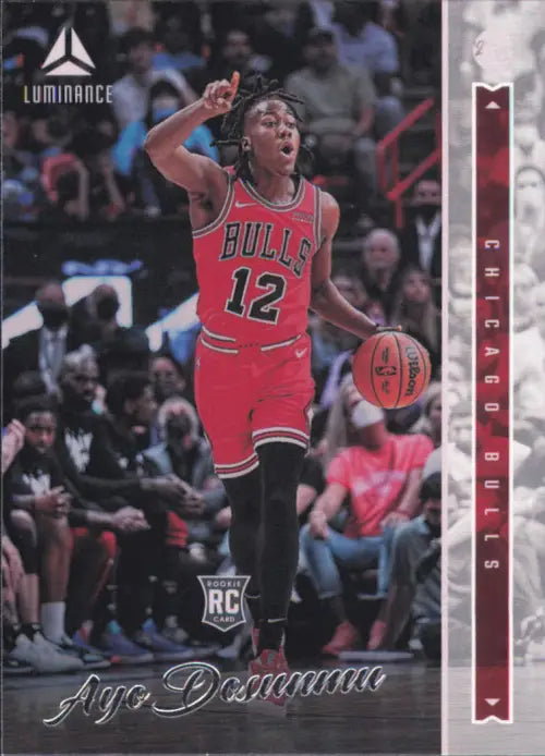 2021-22 Panini Chronicles #241 Ayo Dosunmu Rookie Luminance Chicago Bulls NM-MT