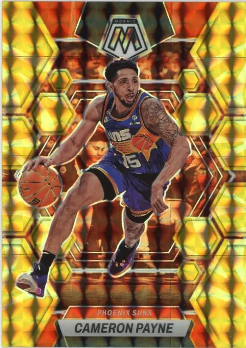 2022-23 Panini Mosaic Reactive Yellow #169 Cameron Payne Phoenix Suns Card NM-MT