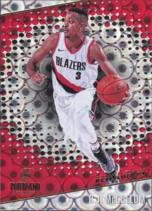 2017-18 Panini Revolution Groove #63 C.J. McCollum Portland Trail Blazers NM-MT