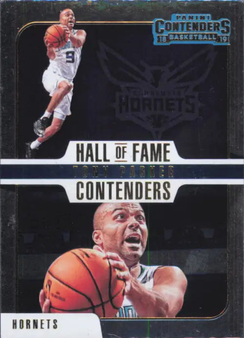 2018-19 Panini Contenders Hall of Fame Contenders #2 Tony Parker Hornets NM-MT