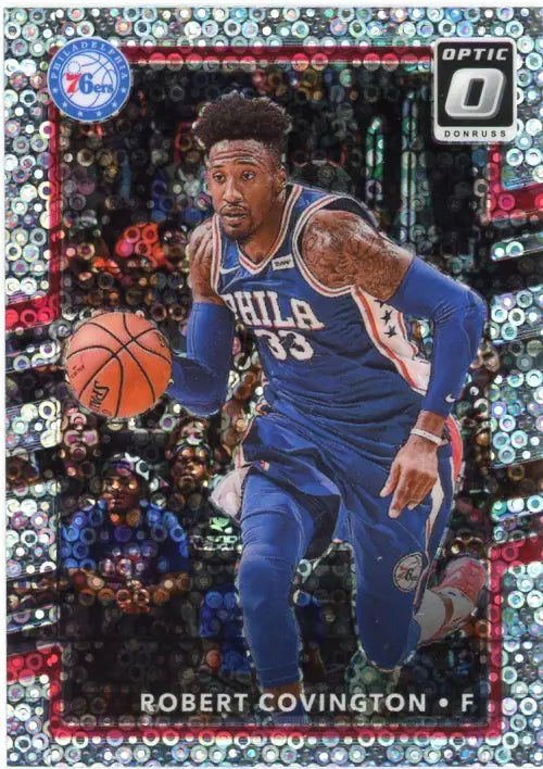 2017-18 Donruss Optic Fast Break Holo #111 Robert Covington 76ers Card NBA NM-MT