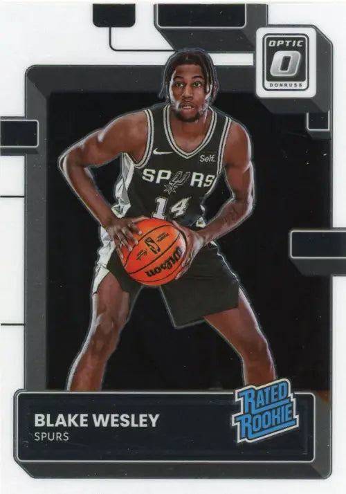 2022-23 Donruss Optic #215 Blake Wesley Rookie San Antonio Spurs Card NBA NM-MT