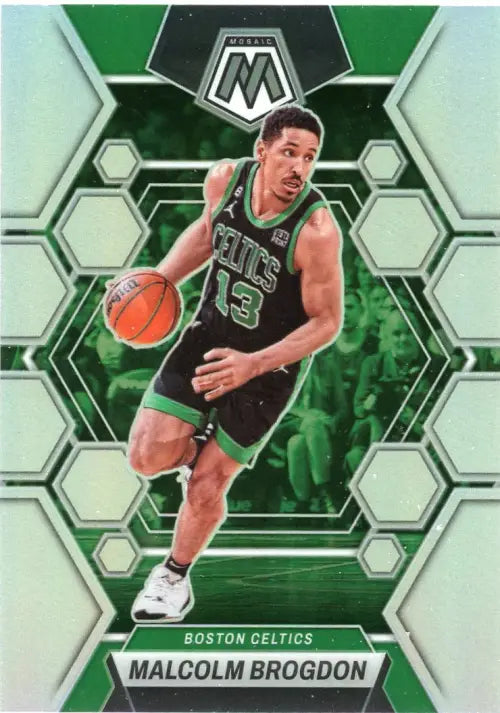 2022-23 Panini Mosaic Silver #196 Malcolm Brogdon Boston Celtics Card NBA NM-MT