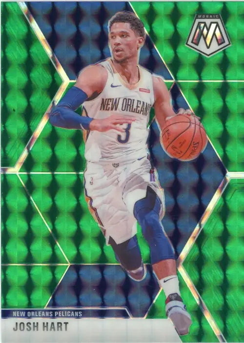 2019-20 Panini Mosaic Green #156 Josh Hart New Orleans Pelicans Basketball NM-MT