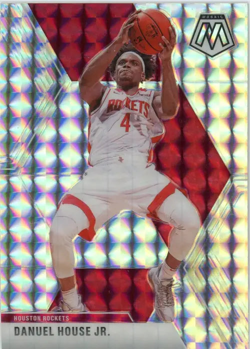 2019-20 Panini Mosaic Mosaic #154 Danuel House Jr Houston Rockets Card NBA NM-MT