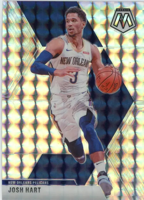 2019-20 Panini Mosaic Mosaic #156 Josh Hart New Orleans Pelicans Card NBA NM-MT