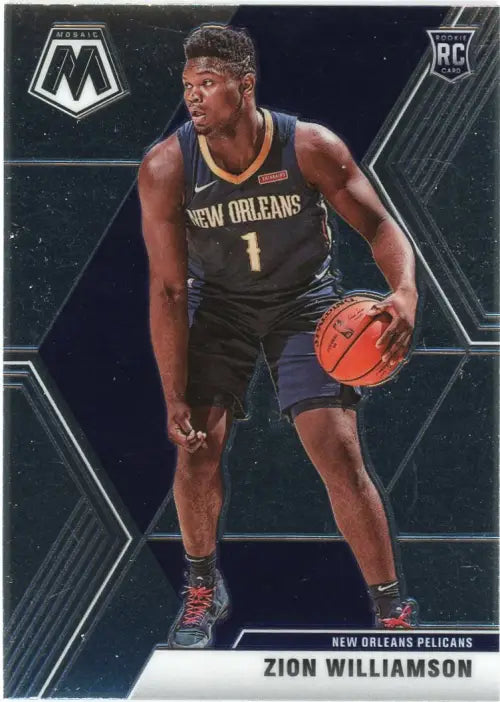 2019-20 Panini Mosaic #209 Zion Williamson Rookie New Orleans Pelicans NBA NM-MT