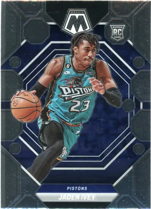 2022-23 Panini Mosaic #216 Jaden Ivey Rookie Detroit Pistons Basketball NM-MT