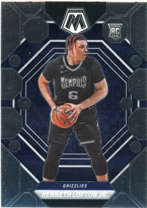 2022-23 Panini Mosaic #250 Kenneth Lofton Jr Rookie Memphis Grizzlies Card NM-MT