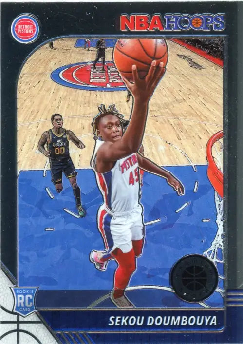 2019-20 Hoops Premium Stock #212 Sekou Doumbouya Rookie Detroit Pistons NM-MT