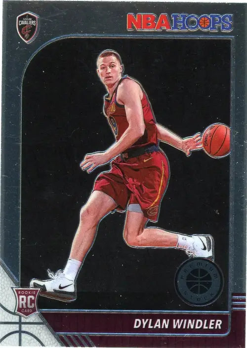 2019-20 Hoops Premium Stock #221 Dylan Windler Rookie Cleveland Cavaliers NM-MT