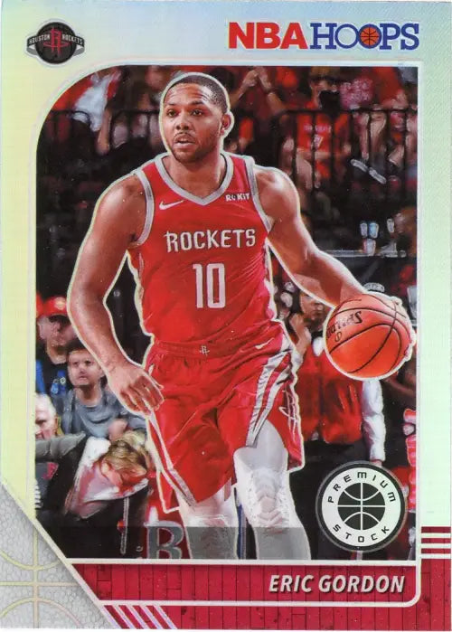 2019-20 Hoops Premium Stock Silver #68 Eric Gordon Houston Rockets Card NM-MT