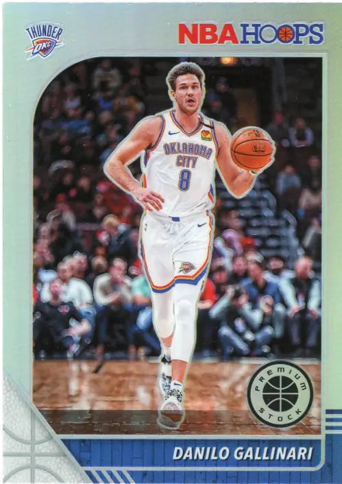 2019-20 Hoops Premium Stock Silver #81 Danilo Gallinari OKC Thunder Card NM-MT