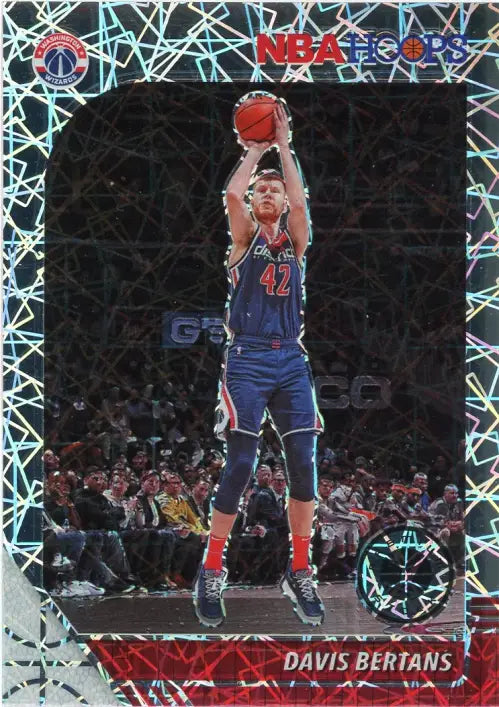 2019-20 Hoops Premium Stock Silver Laser #71 Davis Bertans Wizards Card NM-MT