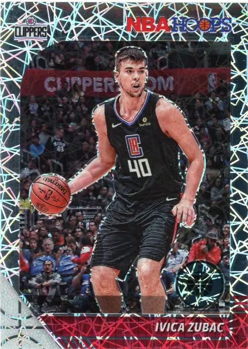 2019-20 Hoops Premium Stock Silver Laser #85 Ivica Zubac LA Clippers Card NM-MT