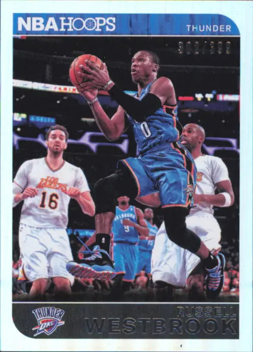 2014-15 Hoops Silver #92 Russell Westbrook /399 Oklahoma City Thunder Card NM-MT