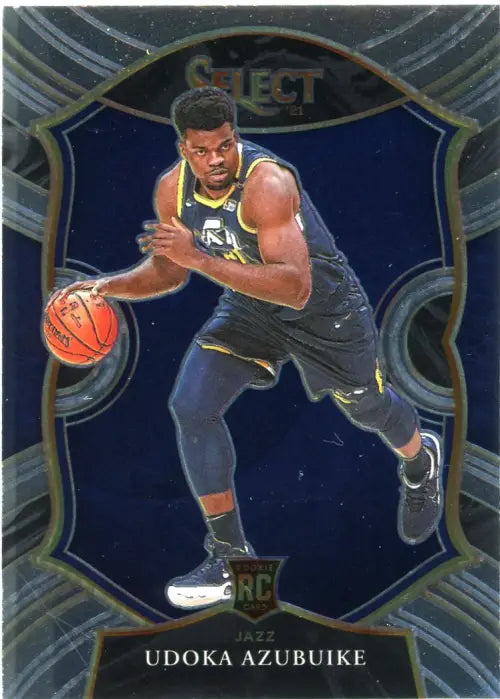 2020-21 Select #87 Udoka Azubuike Rookie Utah Jazz Basketball Card NBA NM-MT