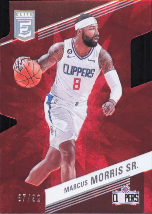 2022-23 Elite Aspirations #116 Marcus Morris Sr /92 Die Cut LA Clippers NM-MT