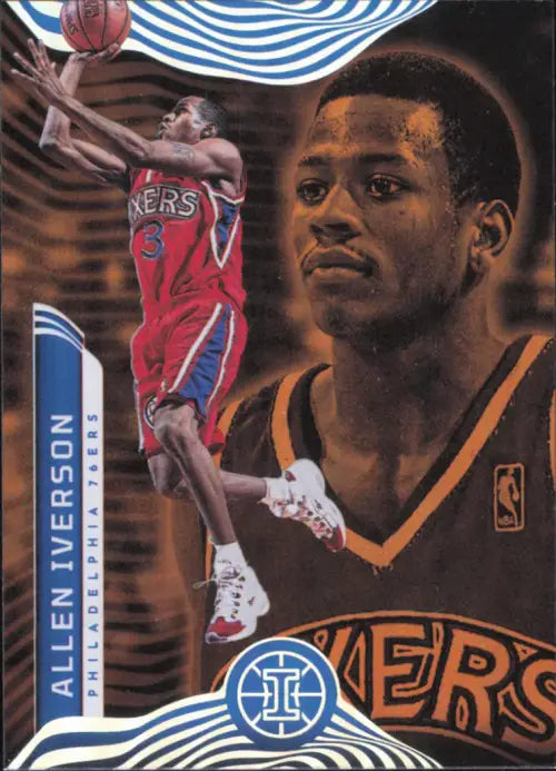 2021-22 Panini Illusions #130 Allen Iverson Philadelphia 76ers Basketball NM-MT