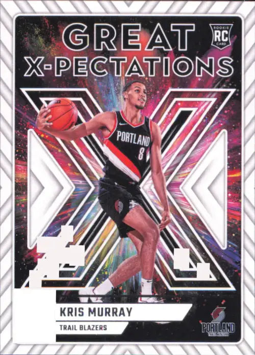 2023-24 Donruss Great X-Pectations #23 Kris Murray Rookie Trail Blazers NM-MT