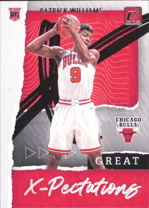 2020-21 Donruss Great X-Pectations 4 Patrick Williams Rookie Chicago Bulls NM-MT