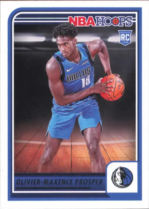 2023-24 Hoops #245 Olivier Maxence Prosper Dallas Mavericks Card Rookie NM-MT