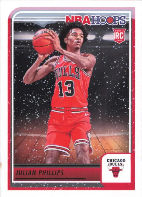 2023-24 Hoops Winter #256 Julian Phillips Rookie Chicago Bulls Basketball NM-MT