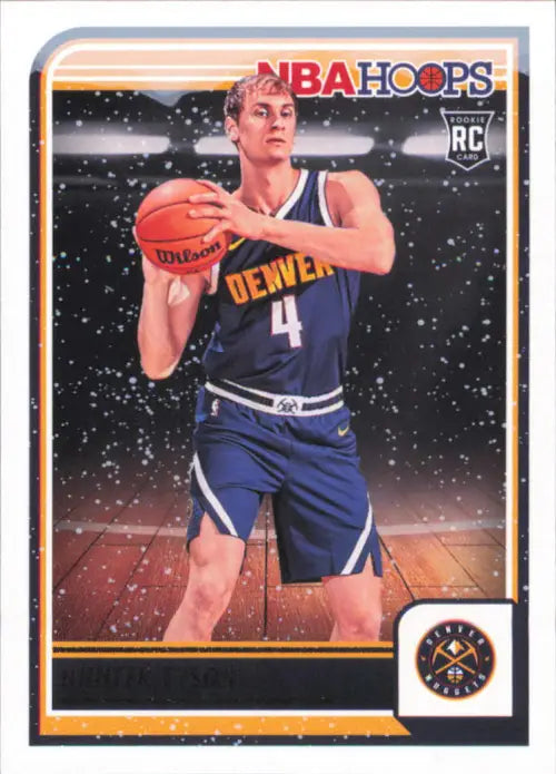 2023-24 Hoops Winter #259 Hunter Tyson Rookie Denver Nuggets Basketball NM-MT