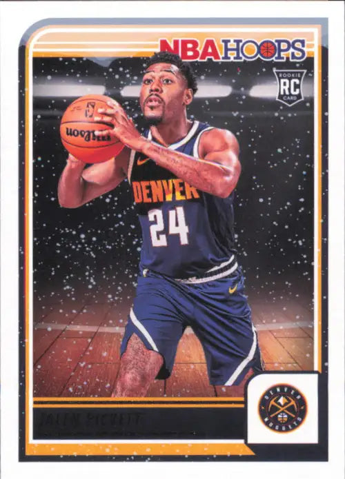 2023-24 Hoops Winter #278 Jalen Pickett Rookie Denver Nuggets Basketball NM-MT