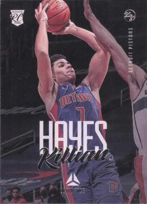 2020-21 Panini Chronicles #156 Killian Hayes Rookie Luminance Pistons Card NM-MT