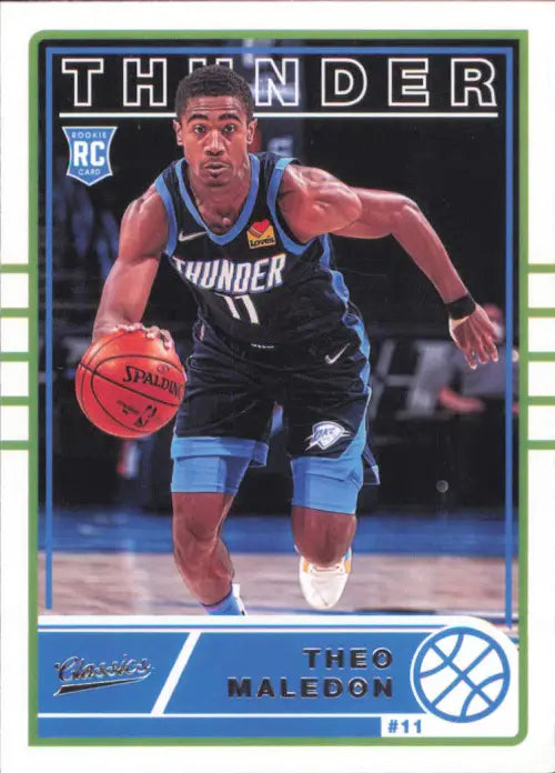 2020-21 Panini Chronicles #642 Theo Maledon Rookie Classics OKC Thunder EX-MT